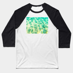 Transparent Underwater Texture Baseball T-Shirt